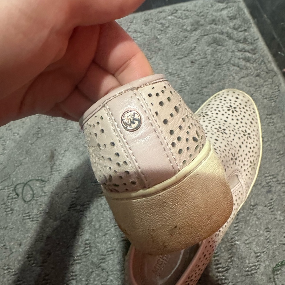 Michael Kors Women's Pink Slip-On Shoes - Picture 4 of 7
